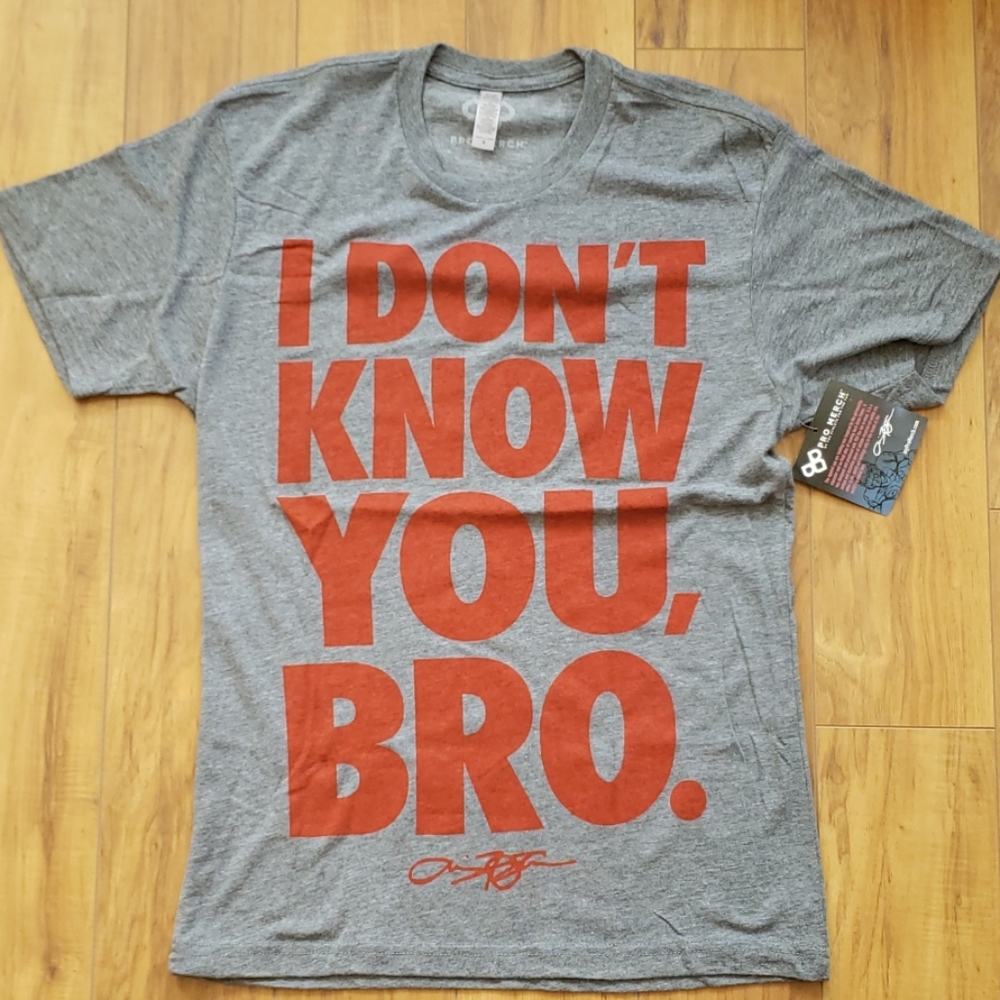 Pro Merch Arian Foster "I Don't Know You, Bro" Tee